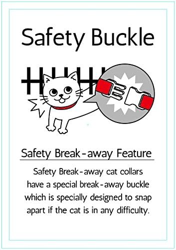 Necoichi Zen Fish Charm Cat Collar (Red) with Bell Safety Breakaway Soft Lightweight for Cats Kitty Kitten Japanese Stylish Pattern, No.1 Seller in Japan