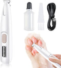 Upgrade Pet Micro Precision Trimmer, 2024 New Rechargeable Low Noise Cordless Dog Paw Trimmer with LED Light, Multifunctional Waterproof Pet Paw Trimmer for Paws Eyes Ears Face Rump (1), White