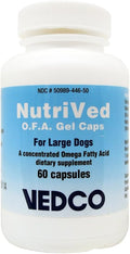 Vedco 60 Count Nutrived O.F.A. Gel Capsules for Large Dogs