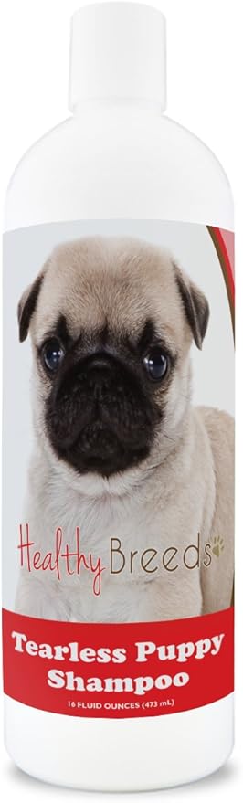 Healthy Breeds Pug Tearless Puppy Dog Shampoo 16 oz