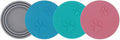 SLSON 4 Pack Pet Food Can Cover Set, Universal Silicone Cat & Dog Food Can Lids Fitting 3 Standard Sizes
