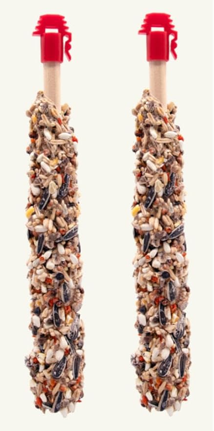 Higgins Sunburst Gourmet Avian Treat Sticks for Conures/Cockatiels. Mango & Rose HIPS 2pk. 4.9oz