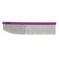 Dog and Cat Grooming Combs Contour Custom Coat Fur Finishing Shape Fluff Style and Primp (7.5 inch Angled End Comb)