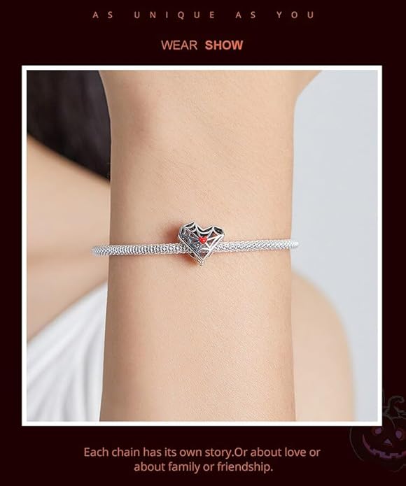 Pet Charm, Cute Dog Charm, Animal Dangle Charm, Sterling Silver Charm, Gift For Women, Friends, Wife, Mother, Christmas, and Halloween, Compatible With Pandora
