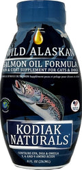 8oz Wild Alaskan Salmon Oil Formula for Dogs & Cats, a Balanced Blend of Pure Fish Oils with EPA and DHA from Wild-Caught Fish. Support for Skin & Coat, Joints, and Immune Health