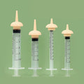 Pet Feeding Syringe with Nipple, Silicone Feeding Tools for Kitten Puppy Feeding Syringe for Newborn Cat Dog Small Animals Rabbits (1ml+3ml+5ml+10ml)