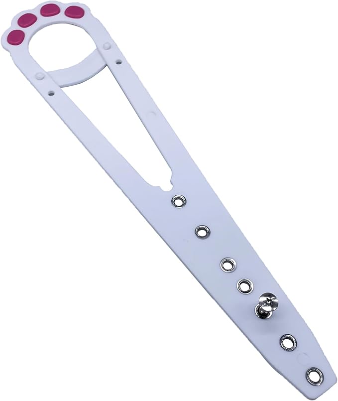 Flex Cat Door Stopper - Adjustable Strap Keeps Pet Gates and Interior Doors Open - 7 Sizes, White