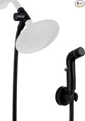 G-Promise Dog Shower Sprayer Attachment for Fast and Clean Pet Showering, Multifunctional Shower, Metal Diverter, 78 Inch Extra Long Hose, No Drill Hook, Dog Washing-Bathroom (Matte Black)