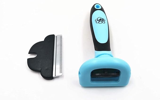 Pet Grooming Dog & Cat Brush For Shedding, Effective for Long & Short Hair Pet Grooming Tool, Reduces Dogs and Cats Shedding Hair By More Than 95%, The Professional Deshedding Tool (Small)