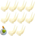 Bird Food Feeder for Cage, Bird Parrots Cage Food Holder Fruit Feeder Fork Set of 10 Fruit Vegetable Feeding Tool Feeding Forks for Cockatoos Treats