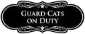 Designer Paws, Guard Cats on Duty (Black) - Large