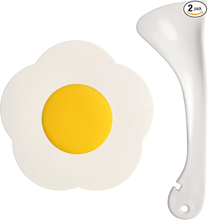 Pet Food Can Lids, Universal Size Can Covers for Dog and Cat Cans, Silicone Cat Food Top with Sunflower Shape One fit 3 Standard, Multifunctional Pet Can Opener Can Spoons (2 Pieces)