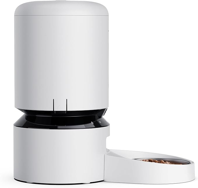 PETLIBRO Automatic Cat Feeder with Camera, 1080P HD Video with Night Vision, 5G WiFi Pet Feeder + 2-Way Audio, Low Food & Blockage Sensor, Motion & Sound Alerts for Cat & Dog Single Tray (Pack of 4)