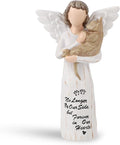 Cat Memorial Gifts, Cat Memorial Gifts for Loss of Cat, Pet Cat Remembrance Gifts, Cat Angel Figurine Statue for Cat Lovers in Memory of Their Beloved Cat(Light Brown Angel Cat)