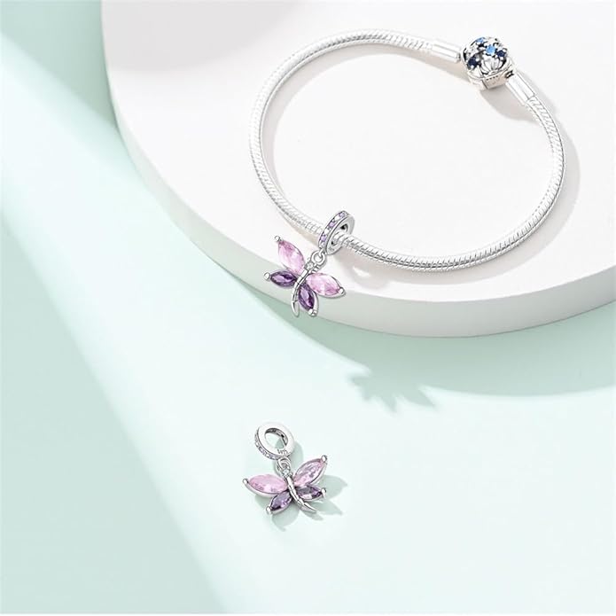 925 Sterling Silver Charm For Bracelets Animals Pets Insects Butterflie Cat Dog Charms Bead For Women Jewelry Gifts