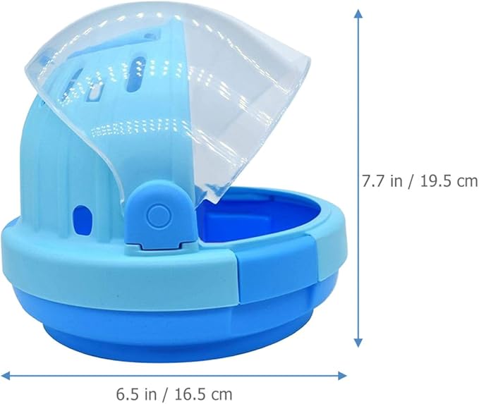 Beaupretty Portable Parrot Carrier Cage with Blue Fleece Pad Lightweight Handheld Bird Travel Cage for Budgerigar and Small Parrots Warm Cozy for Outdoor Use