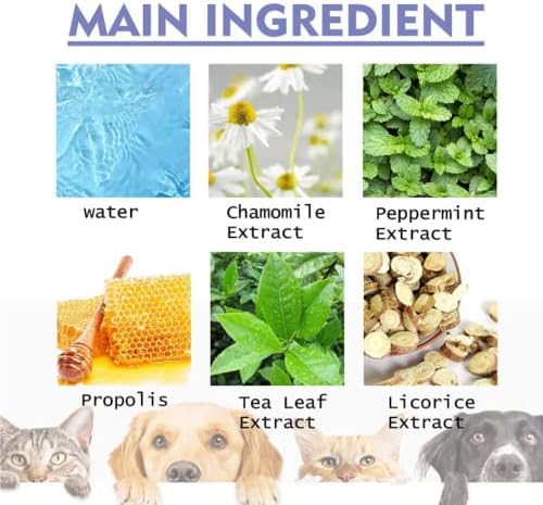 Pet Clean Teeth Spray, 2026 New Formula for Dogs Cats, No Brushing Required, Freshens Breath, Prevents Plaque Tartar, Natural Oral Care Spray (2pc)