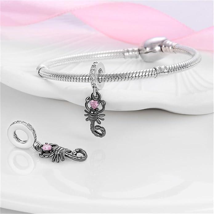 925 Sterling Silver Charm For Bracelets Animals Pets Insects Butterflie Cat Dog Charms Bead For Women Jewelry Gifts