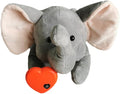 HonourHope Dog Heartbeat Toy for Anxiety Relief, Soft Plush Toy Pet Calming Puppy Behavioral Training Aid Pet Companion Pillow for Puppy Dog Cat Kitty - Elephant