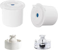Accessories Set (Replacement Filter & Water Pump Sponge) for Pet Water Fountain- 6 pcs Packed Filters and 3 pcs Packed Sponges, Fits PETIMI Glass & Ceramic Pet Fountain Series