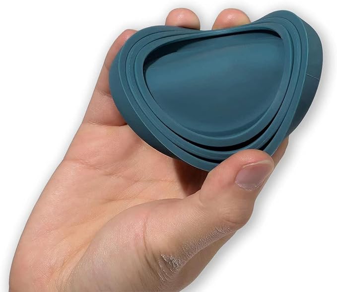 OHMO 2 Pack Dog Food Can Lids, (3,12, 14oz etc.) Universal Size BPA Free Silicone Covers for Cat and Pet Food, Dark Blue