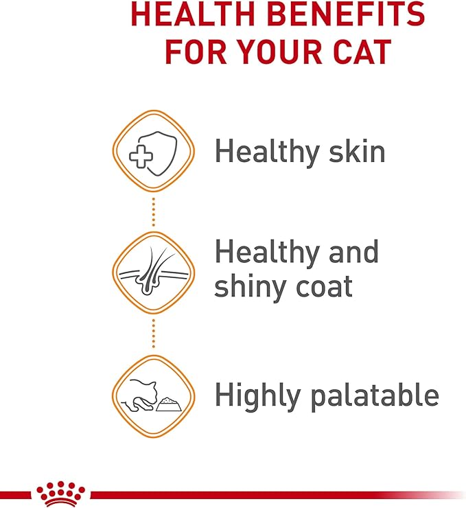 Royal Canin Feline Care Nutrition Hair & Skin Care Adult Chunks in Gravy Cat Food, 3 oz (Pack of 12)