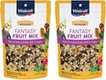 SunSeed Fantasy Fruit Mix Cockatiel Lovebird Treats Pouch, 11-Ounce, 2 Pack