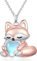 Guinea Pig/Raccoon/Butterfly/Panda/Hummingbird/Giraffe/Rabbit Necklace 925 Sterling Silver Animal Pendant Jewelry Gift for Women Mom