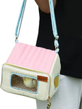 Genérico Portable Bird Carrier with Stainless Tray | Warm and Breathable Pet Travel Cage for Birds, Pigeons and Small Animals, Ideal for Home, Office, Travel