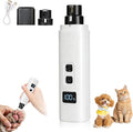 Cat Nail, Safe Cut Cat Nail Trimmer, Dog Nail Grinder, Two Adjustable with 360° Grinding Settings, Powerful Enough Low-Vibration Ultra-Quiet Under 40db for All Cats & Dogs