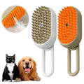 Pet Steam Groomer Brush Electric,2025 Electric Cat Grooming Brush for Massaging and Cleaning Shedding Pets Hair,3 in 1 Pets Steam Brushes Hair Removal Comb for Cats Dogs (2PCS)