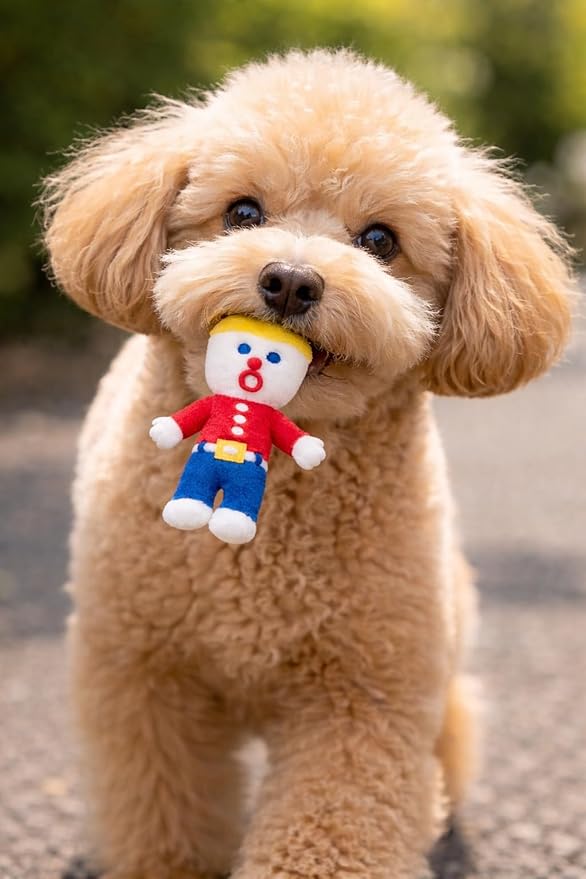 Multipet Mr. Bill X-Small Dog Toy 5" Squeaker Toy Contains No Electronic Parts or Circuitry | Mr Bill Mini Squeaker Dog Toy | 5 Inches | X-Small | Officially Licensed