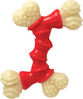 Nylabone Double Bone Power Chew Toy for Dogs, Dog Toys for Aggressive Chewers, Bacon Flavor, X-Large - 50+ lbs, 1 Count