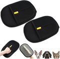 Pet Hair Remover Gloves, Reusable Electrostatic Dog & Cat Hair Remover for Couch, Clothes & Car Seats (2 Pack)