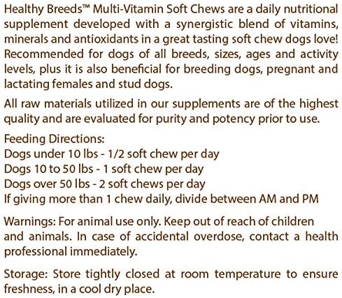 Healthy Breeds Cavachon Multivitamin Soft Chew for Dogs 180 Count