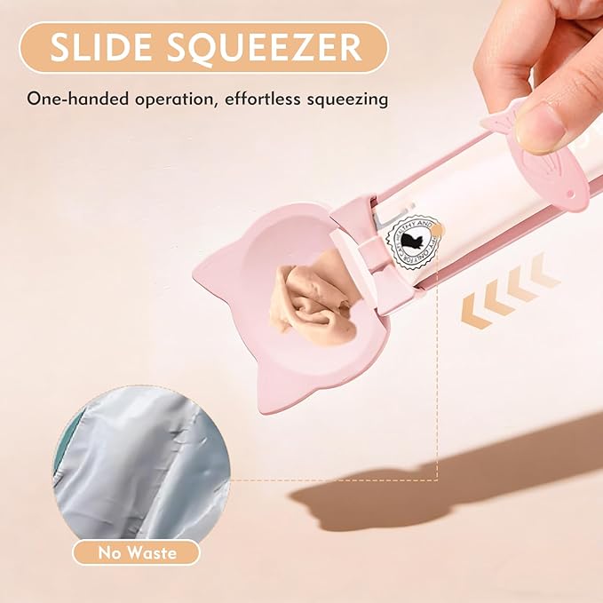 WRW 3 Pcs Cat Treat Spoon, Lickable Cat Treat Spoon Squeeze for Small Pets, Multi-Function Cats Treat Feeder for Licky Treats & Wet Food