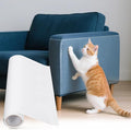 uxcell Anti Cat Scratch Furniture Protector, 1 Roll 118" x 19.7" Single-Sided Sticky Couch Protector from Cat Claws, Clear Protectors from Cats Scratching for Sofa Corners, Walls, Doors