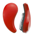 Comma-Shaped Small Dog Brush, Fit for Yorkie, Shih Tzu, Maltese Maltipoo Pomeranian - Gentle Soft Bristles for Effortless Pet Hair Removal, Puppy Essentials (Rose Red)