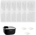 Gardner Pet 3.78L Wireless Cat Water Fountain Filter Replacement - 6 Tray Filters & 3 Water Pump Filters