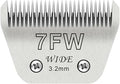 Wide Blades for Dog Grooming Blades Compatible with Andis Dog Clippers,7FW Dog Clipper Blades Compatible with Oster A5,Wahl km10 Dog Clippers for Horse Dog Cat Animals,Stainless-Steel Blade Sharp
