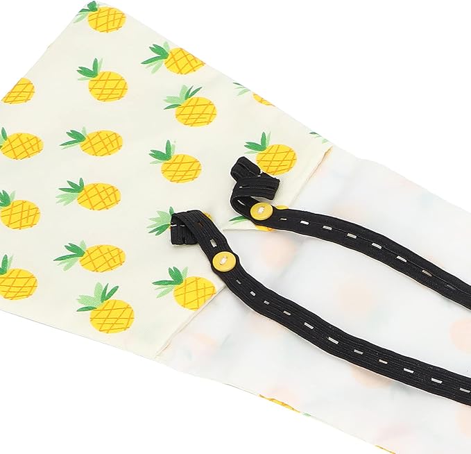 Chicken Diapers Washable and Reusable Pet Diapers Bow Tie Duck Diapers Duckling Diapers for Poultry Hen[Pineapple S] Netting Supplies