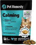 Calming Chews for Cats - Cat Anxiety Relief + Helps Reduce Stress - Behavioral Support & Promotes Relaxation for Travel, Boarding, Vet Visits, Separation Anxiety - Chicken (30-Day Supply)