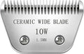 Precision Ceramic Wide Blades for Dog Grooming,Compatible with Andis,Oster A5,Wahl km10 Clippers-Dog and Cat Grooming Replacement Blade (10W(1.5MM))