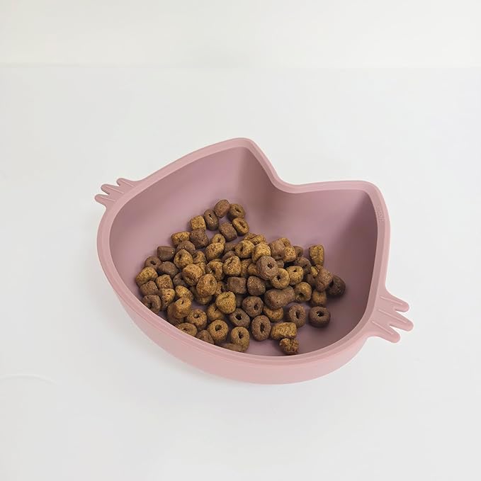 Platinum Silicone MoaCat Bowl, Wellbeing Pet Bowl, Premium, Odorless, BPA-Free, Food-Grade, Microwave & Dishwasher Safe, Sensitive Stomach, Eco-Friendly Travel Bowl (Green Bean)