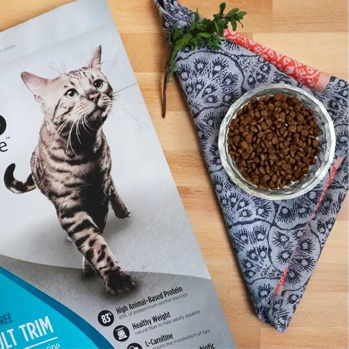 Nulo Freestyle High Protein Trim Cat Food, Salmon & Lentils Recipe - Natural Grain-Free Dry Cat Food for Weight Management with l-Carnitine, Natural Fiber, & Probiotics, 4 lb Bag
