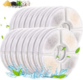 Comsmart Pet Fountain Filter Set, 3 Triple Filtration System Replacement Cat Water Fountain Filters for Round 81oz/2.4L Automatic Pet Fountain Cat Water Fountain (Pack of 16)