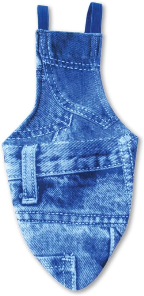 Avian Fashions FeatherWear FlightSuit X-Large(12) Bird Diaper in Denim Print