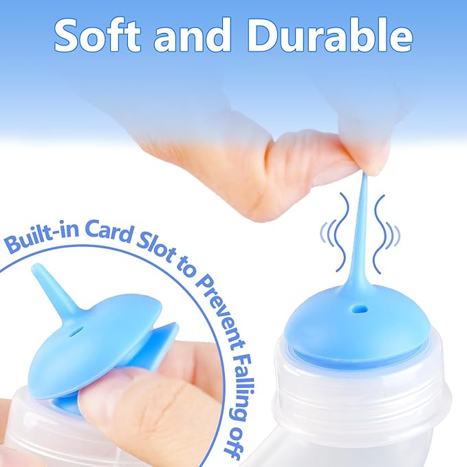 Pet Feeding Bottle,3 Pack Wide Mouth Angled Nursing Bottle, 3 Sizes Nipples with Ventilation Valve Resistant Tearing Perfect for Puppies, Kittens, Small Wildlife（Blue）