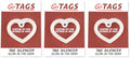 GoTags Dog Tag Silencers, Glow in The Dark Silencer to Quiet Noisy Pet Tags