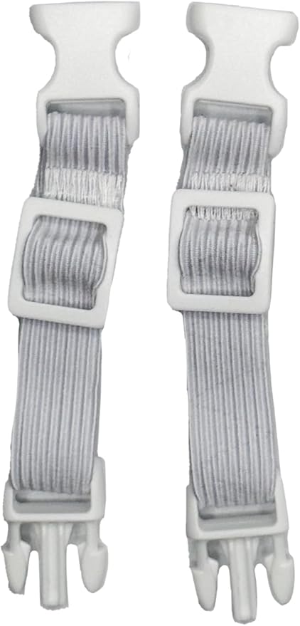 Strap Extenders Pair for Chicken/Duck Diapers by Uni Infinity (Strap Extenders White Side Release Buckle, One Size, 1, Count)